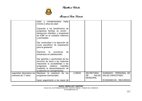 Descargar el plan Plan de Desarrollo del Municipio de Suaita