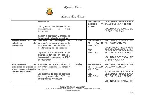 Descargar el plan Plan de Desarrollo del Municipio de Suaita