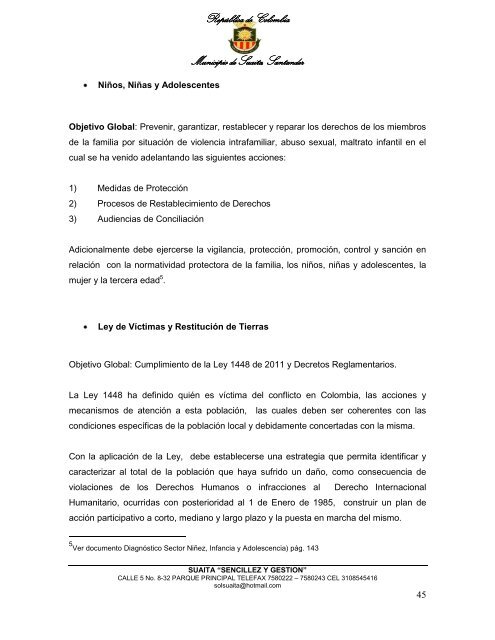 Descargar el plan Plan de Desarrollo del Municipio de Suaita