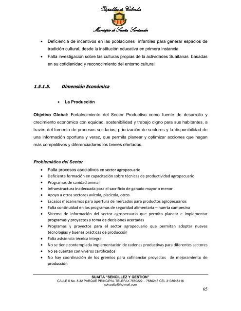 Descargar el plan Plan de Desarrollo del Municipio de Suaita