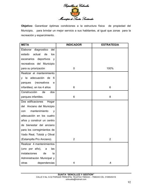 Descargar el plan Plan de Desarrollo del Municipio de Suaita