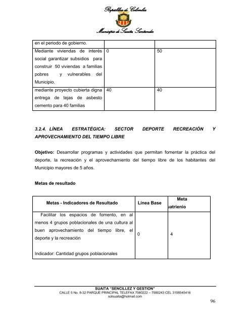 Descargar el plan Plan de Desarrollo del Municipio de Suaita