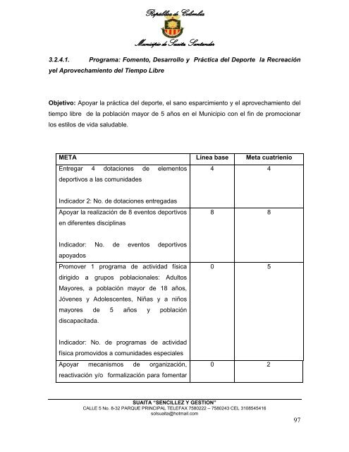 Descargar el plan Plan de Desarrollo del Municipio de Suaita