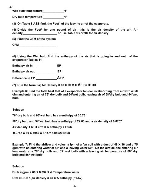 Balancing of a Water and Air System (PDF