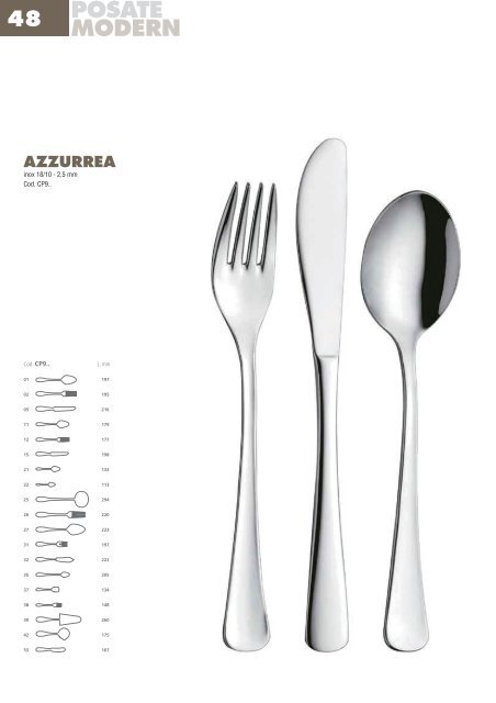 ssic, basic,custo cutlery modern, classic, basic,custo steak, mariscos ...