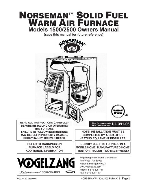 Norseman Wood Heater Manual Norseman Wood Heater Manual