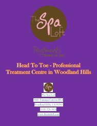 Head to toe professional treatment centre in woodland hills