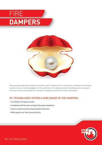 CE marked fire dampers - Rf-Technologies