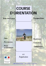 Course d'orientation en Aquitaine - Accueil