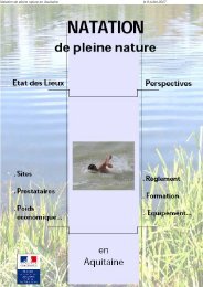 Natation inventaire - Accueil