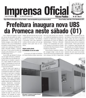 Prefeitura inaugura nova UBS da Promeca neste sÃ¡bado (01)