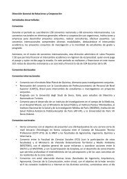 Formulario de presentación de proyectos - Relaciones y 