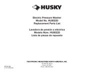 Electric Pressure Washer Model No. HU80220 ... - Gardner, Inc.