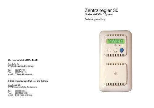 Bedienungsanleitung ZR 31