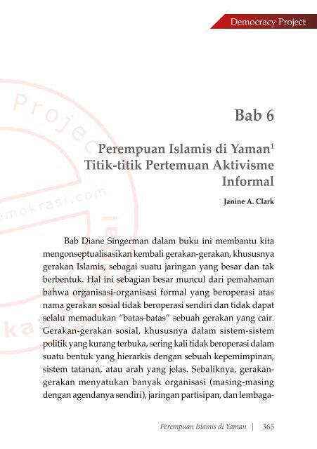 Aktivisme Islam - Democracy Project
