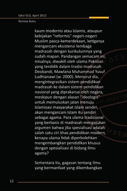 Project ULAMA: MENDAYUNG DI ANTARA BANYAK KARANG