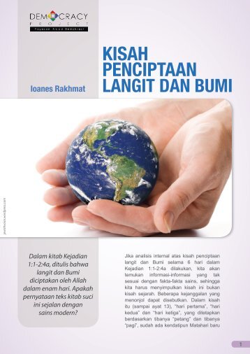 KISAH PENCIPTAAN - Democracy Project