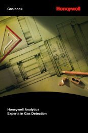 Gas book Honeywell Analytics Experts in Gas Detection - APC