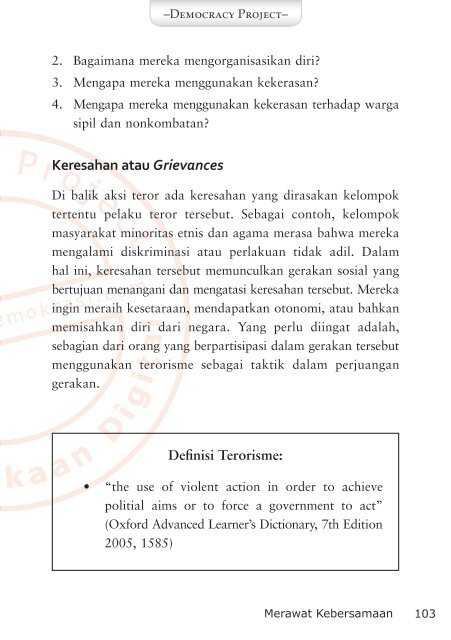 Merawat Kebersamaan - Democracy Project