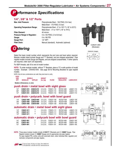 Catalog: Air System Components - Fluid Power Distributor