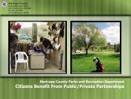 Citizens Benefit From Public/Private Partnerships - Arizona Parks ...