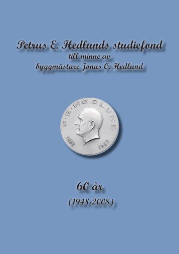 Petrus E. Hedlund - Munkfors kommun