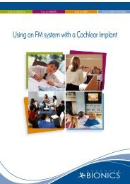 Using an FM system with a Cochlear Implant - cochlear implant HELP