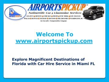 Car Hire Service in Miami FL