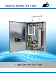 Sampling Systems Brochure - Allegheny Bradford Corporation