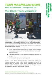 Important information for the Berlin Marathon weekend