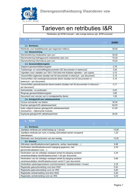 Dierengezondheidszorg Vlaanderen vzw