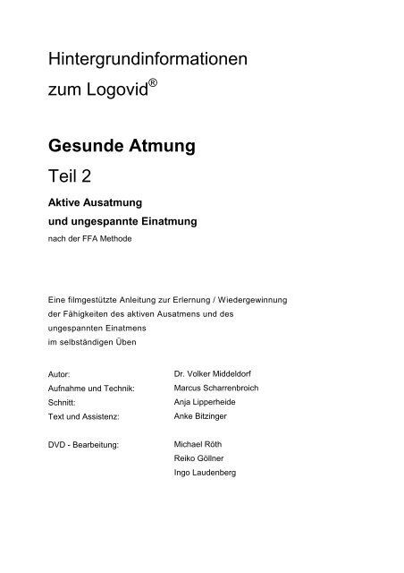 PDF Logovid Gesunde Atmung Teil 2 ... - LogoMedien