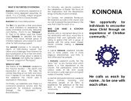 candidate application - Central Minnesota Koinonia