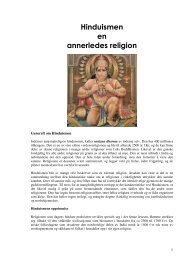 Hinduismen en annerledes religion - Helsingborgsdialogen
