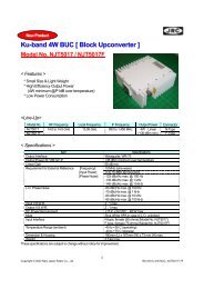 Ku-band 4W BUC [ Block Upconverter ] Model No ... - Viking SatCom