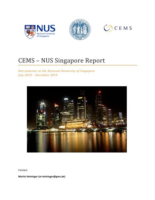Singapore_CEMS Report - Verwaltung