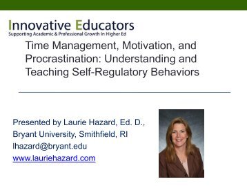 Time Management - Innovative Educators