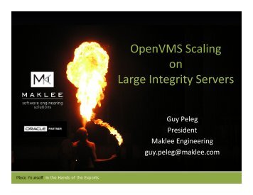 OpenVMS Scaling on Large Integrity Servers
