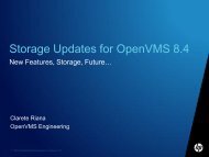 Storage Updates for OpenVMS 8.4