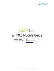 OnApp WHMCS Module Guide