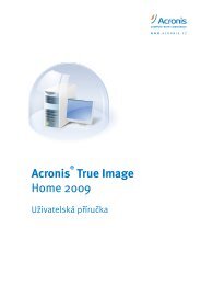 Příručka - Acronis