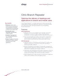 Citrix Branch Repeater PDF, 328KB - Codestone
