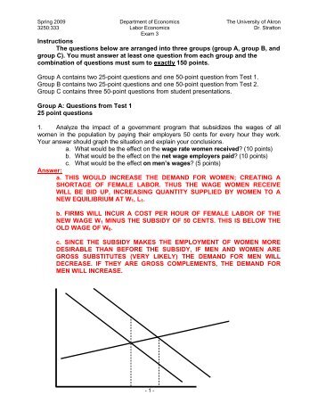 Answers to test 3 (PDF) - to visit The University of Akron