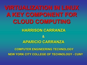 virtualization in linux a key component for cloud computing