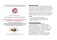 Invitation - SlovenskÃ¡ poÄ¾nohospodÃ¡rska univerzita v Nitre