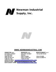 Newman Industrial Supply, Inc. - Ebrochures.com