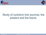 Cyclotron line in accreting binaries