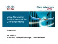 Video Networking Architecture and the Connected Home - Index of