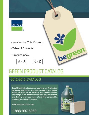 Download BeGreen Catalog - Bunzl Distribution