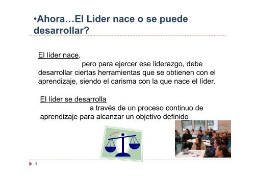 El liderazgo moderno